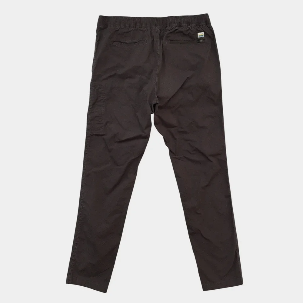 Vuori Ripstop Climber Pant Mens Large Dark Oregano Brown Elastic Waist Jogger